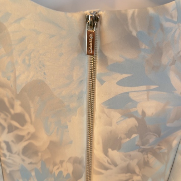 Calvin Klein, Baby and Navy Blue, Sheath Dress, Size 6 - Picture 3 of 4